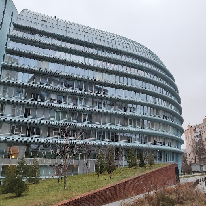 дом в форме лежащего валенка