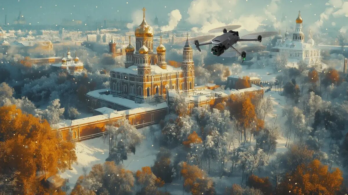 Путешествуем по России с DJI Mavic 3: Запечатлите Красоту с Неба!