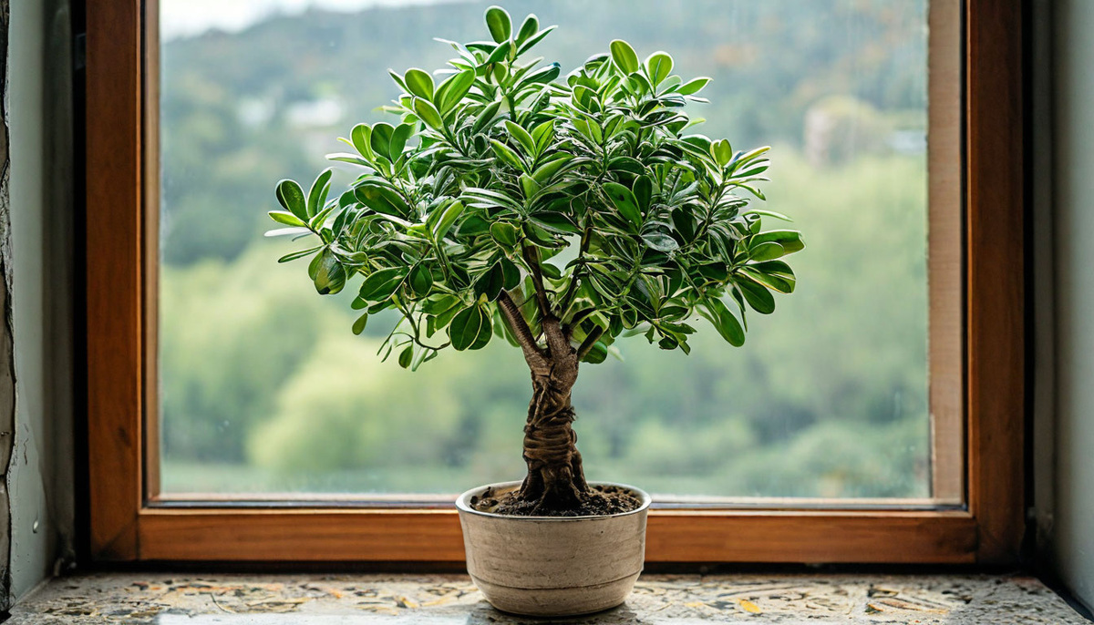 Чем толще стебель и пышнее крона, тем стабильнее финансовое положение владельца. Фото автора