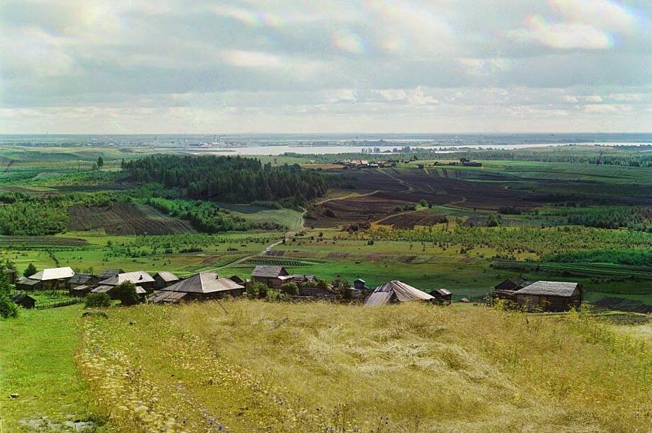 Вид с горы Маура 1909 год