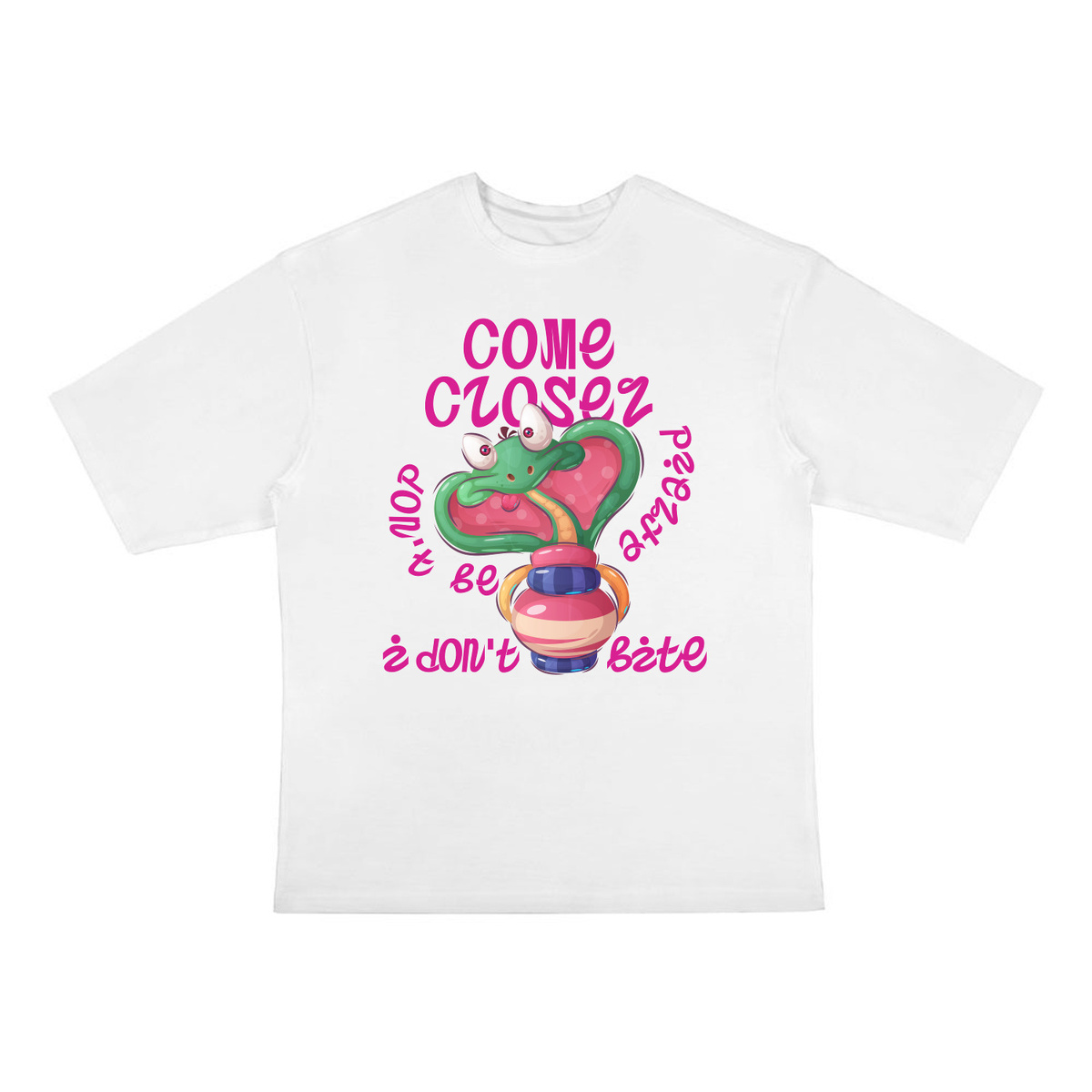 Белая футболка оверсайз