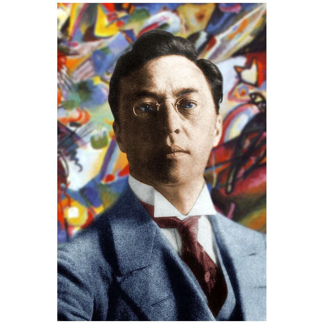 Василий Кандинский. Раскрашенный вариант фотографии 1913 года