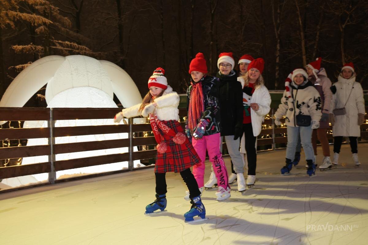   Открытие катка в парке «Швейцария»