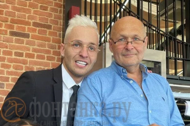    Алексей Иевский с отцом. Фото: Фонтанка.Ру