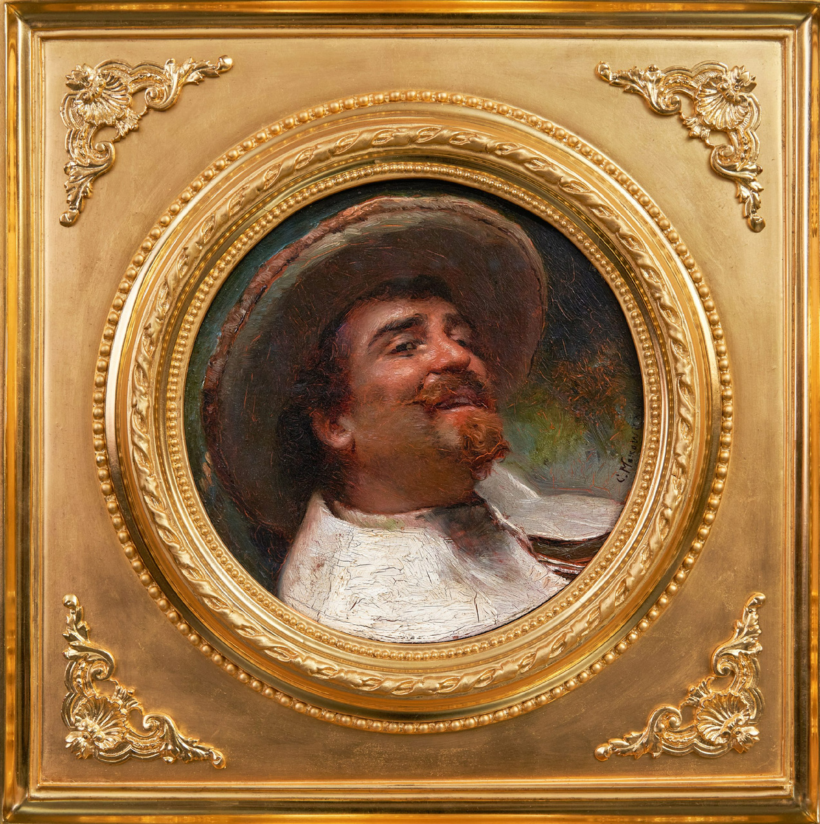 К.Маковский. Картина "Мужская голова", галерея Умная коллекция