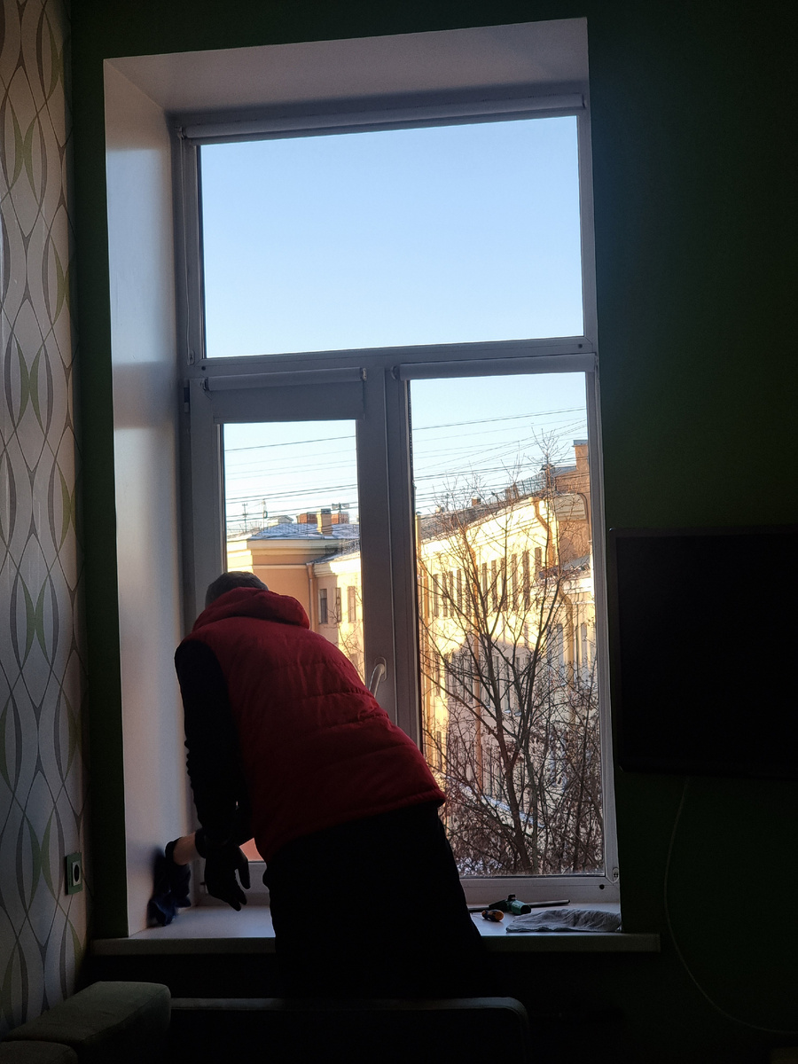 Окна готовы к украшениям