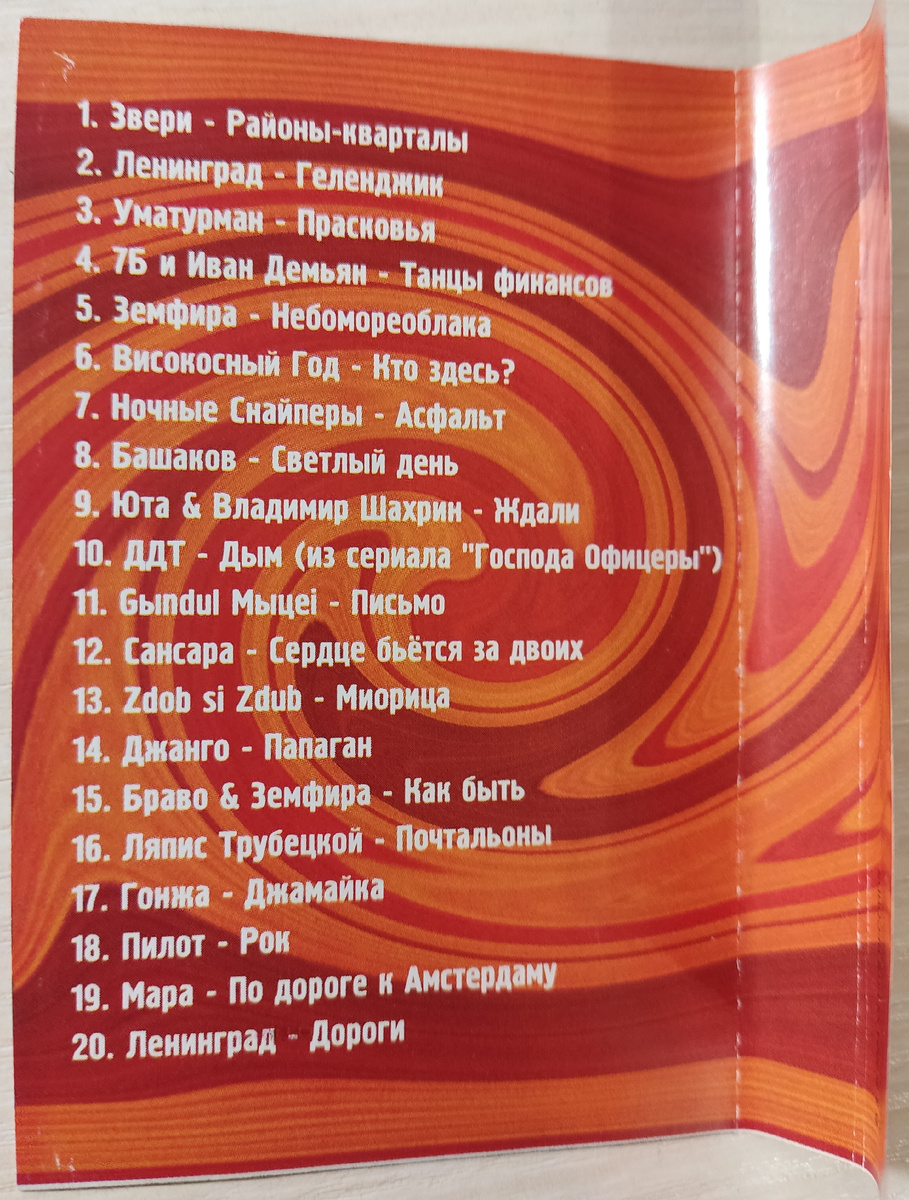 Песни кассеты № 166