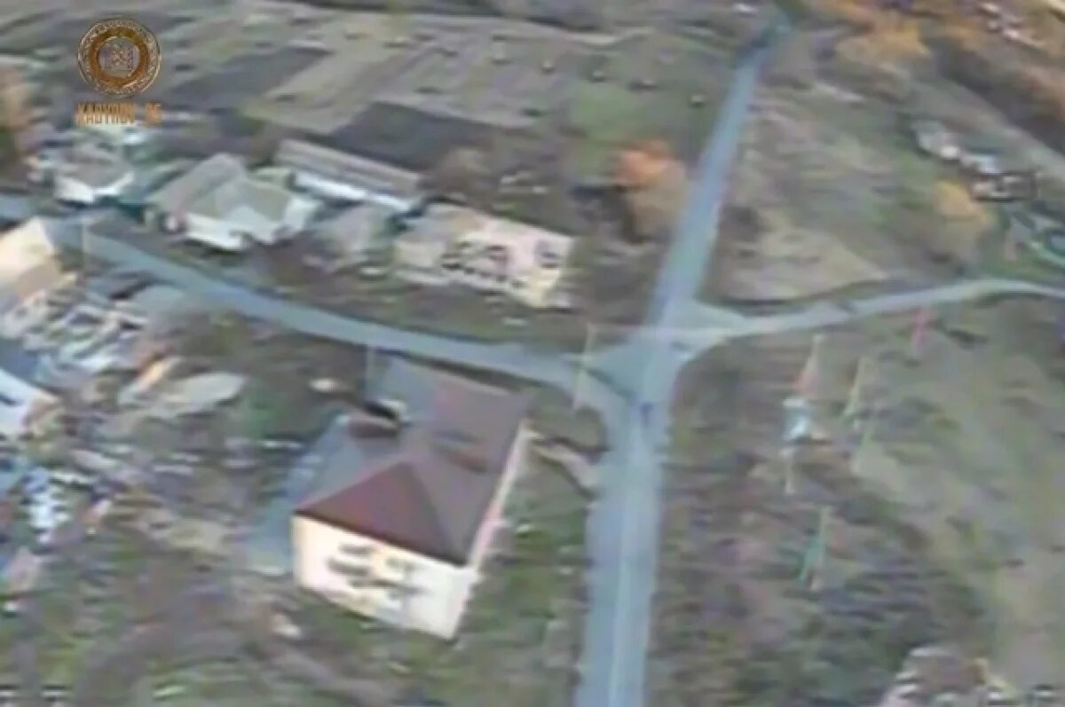    Кадыров опубликовал видео уничтожения спецназом «Ахмат» склада и вышки ВСУ