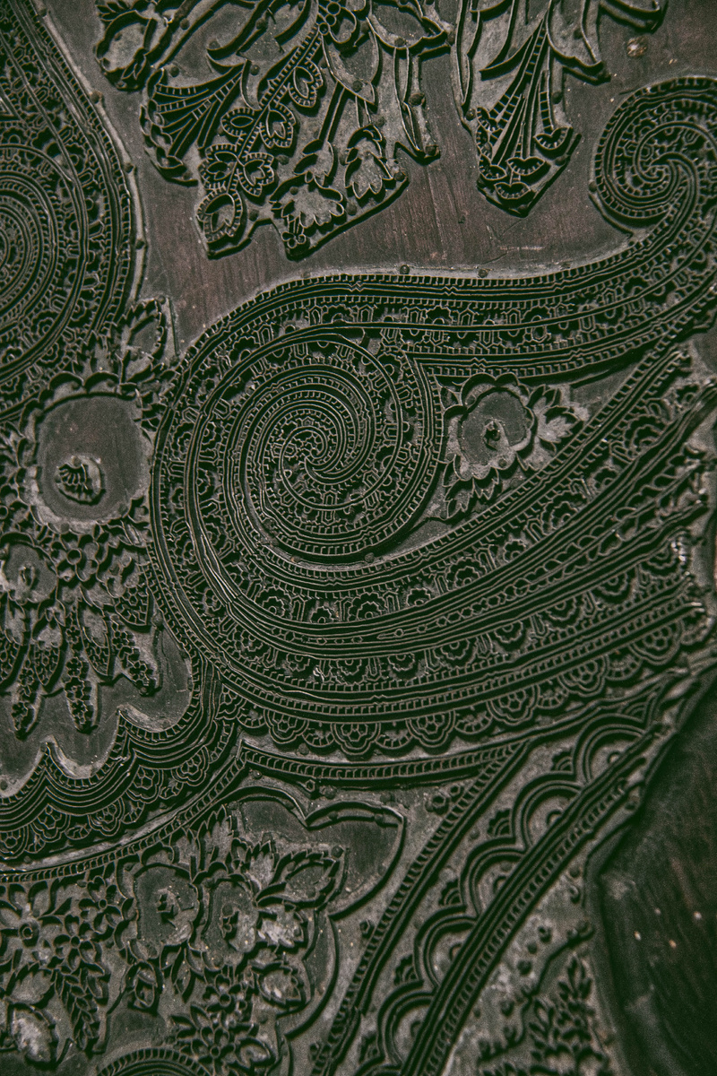 Оригинал трафарета из музея в г. Павловский Посад 