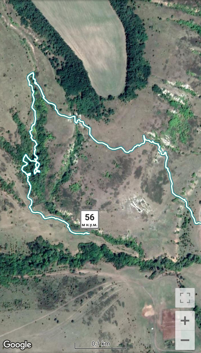 Трек похода. По техническим причинам не с самого начала...