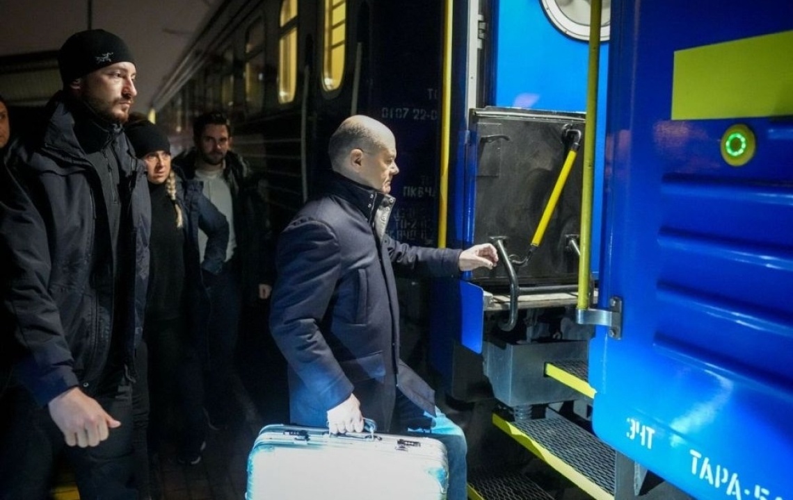    Журналист Голод: Шольц использует визит в Киев в предвыборной кампании