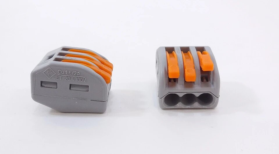 соединие многожильного\монолитного медного кабеля