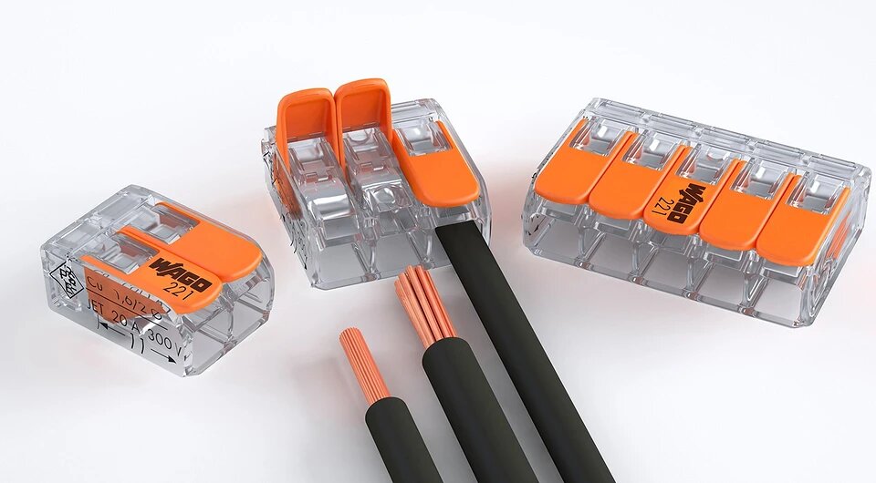 соединие многожильного\монолитного медного кабеля