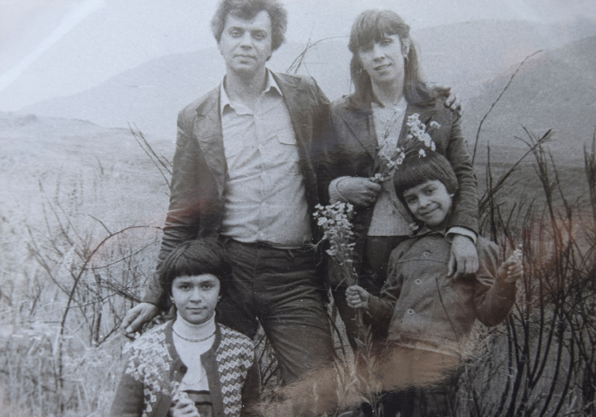 1983 год. Наша Семья в Карпатах