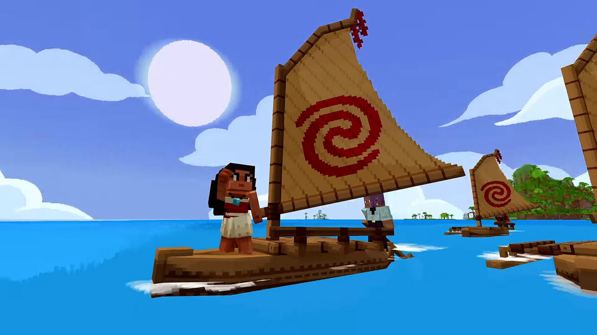 Дополнение "Моана 2" для игры Minecraft!