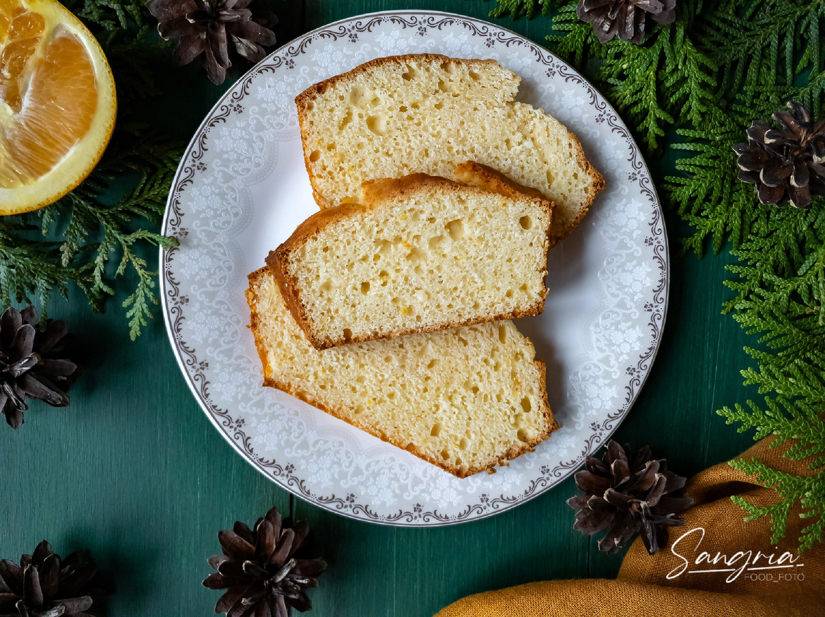 Кекс с апельсином 