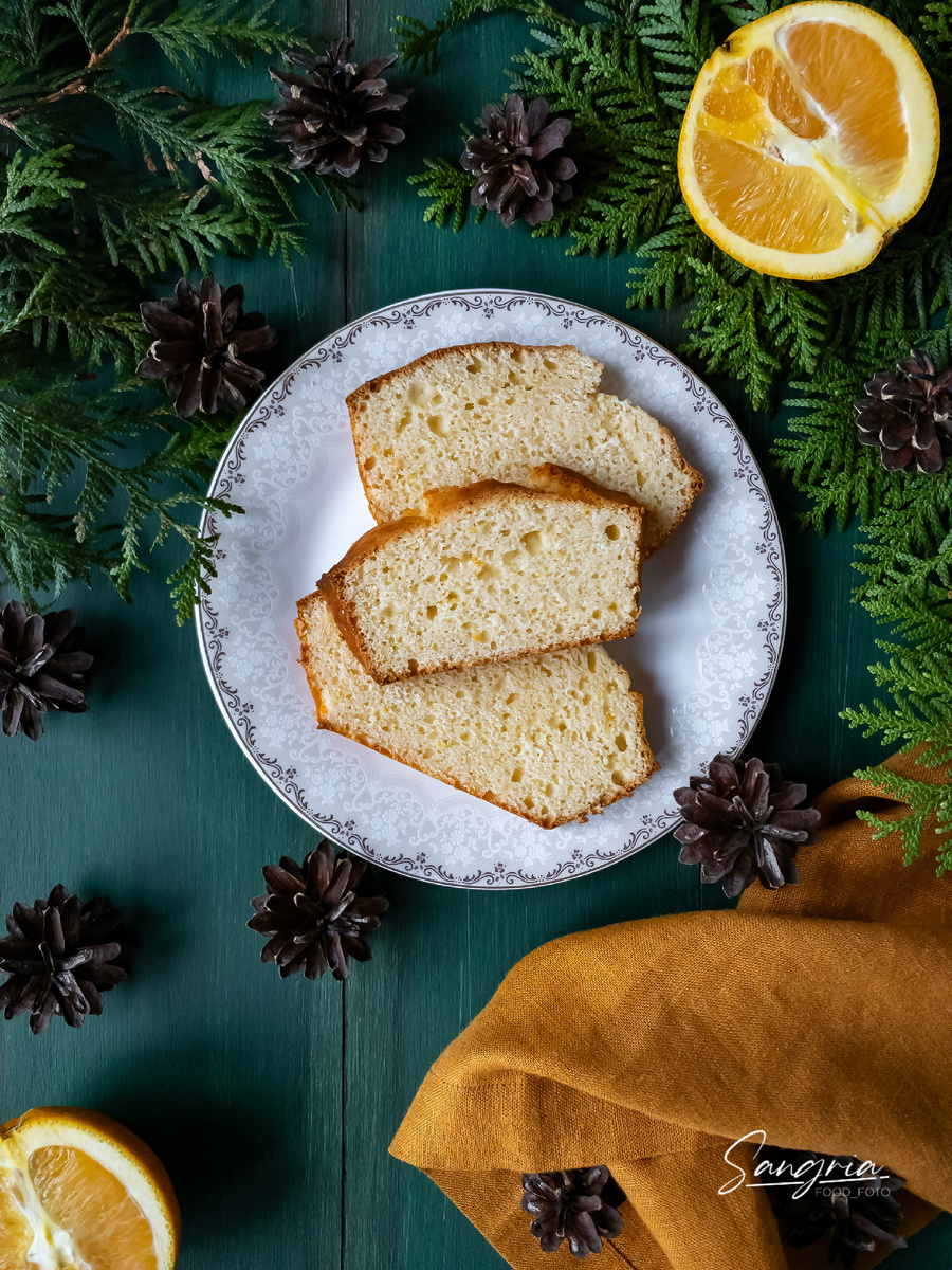 Кекс с апельсином 