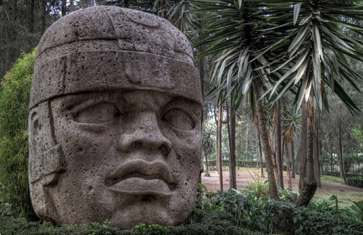 Лицо цивилизации ольмеков.