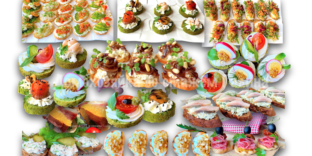 Топ-15 оригинальных бутербродов для новогоднего стола