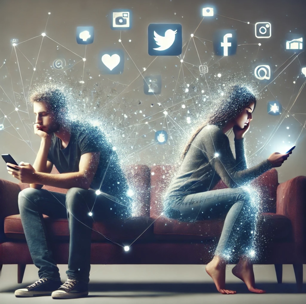 Влияние социальных сетей на отношения.