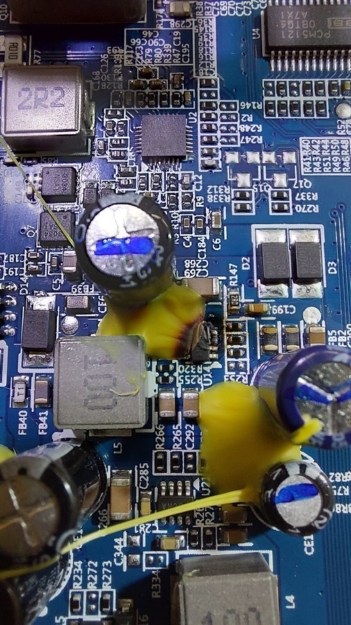 Сгоревшая микросхема питания