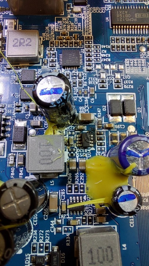 Сгоревшая микросхема питания