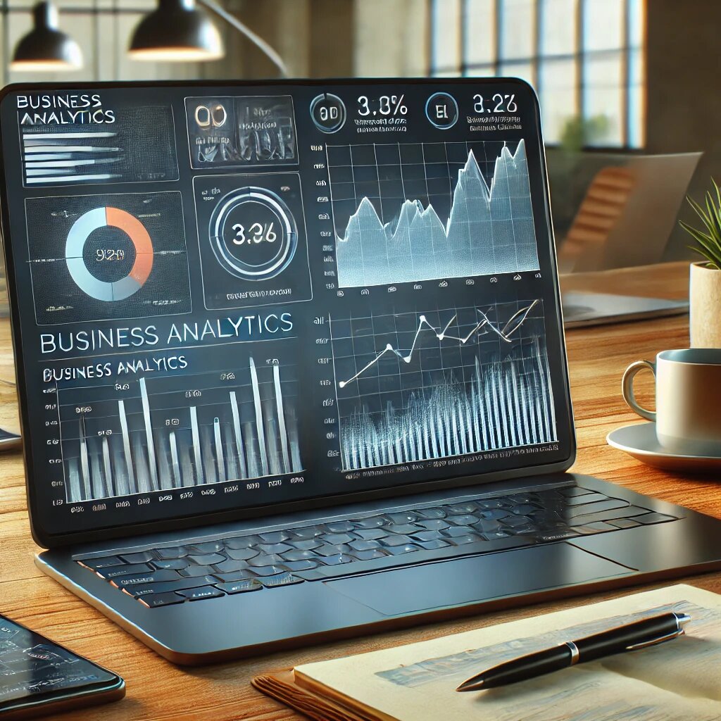 Панель с графиками и аналитическими данными для владельцев малого бизнеса