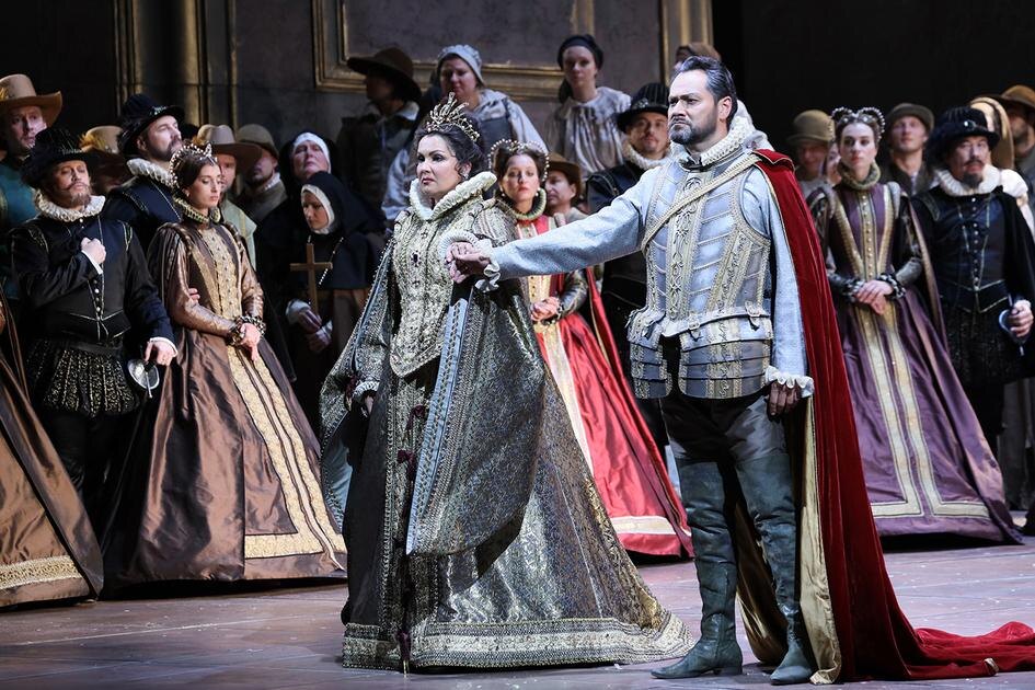 В роли Филиппа II ("Дон Карлос"). В роли Елизаветы Анна Нетребко, Большой театр