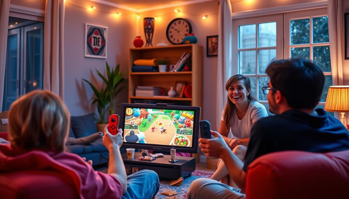 "Nintendo Switch OLED предлагает великолепное качество изображения и множество возможностей для увлекательного геймплея."