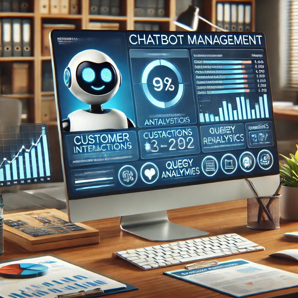 Панель управления, где чат-бот анализирует запросы клиентов и предлагает решения.