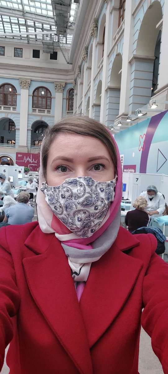 Пункт вакцинации в Гостином дворе, 6 сентября 2021 года