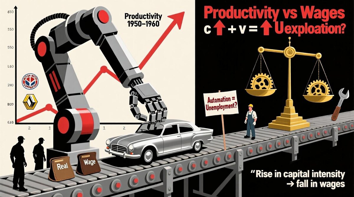 #Бдительный_антикапиталист #Автоматизация #Капитализм #Экономика #Производительность #Безработица #Капиталоёмкость #ОрганическоеСтроениеКапитала #ПрибавочнаяСтоимость #ПослевоеннаяЭкономика #ИсторияАвтоматизации