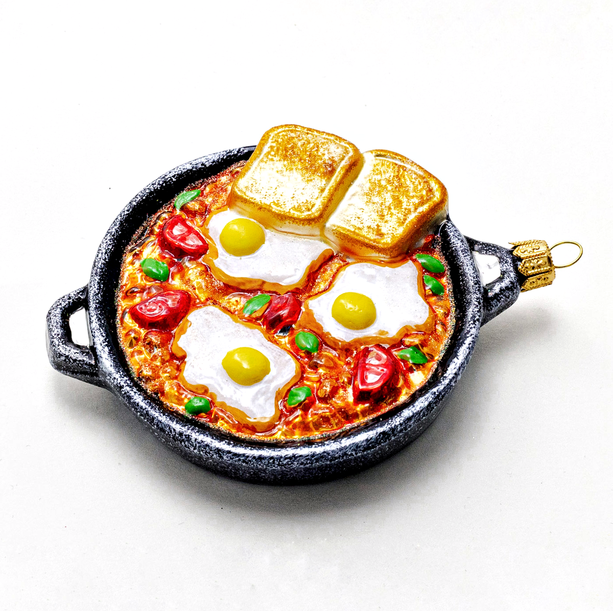 Елочная игрушка «Глазунья с помидорами». Польша. 5 303 ₽