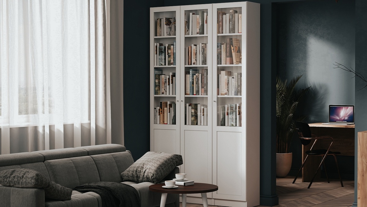 Модульная система Харрис фабрика "Глазов" г. Глазов. Данная модульная система изготавливается в двух цветах. Также на фабрике выпускают несколько модульных систем для организации домашней библиотеки или рабочего кабинета. 