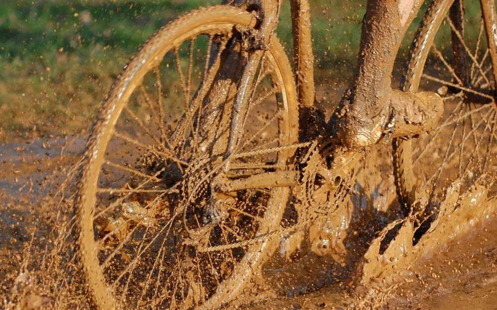 Грязный велосипед (фото из интернет)