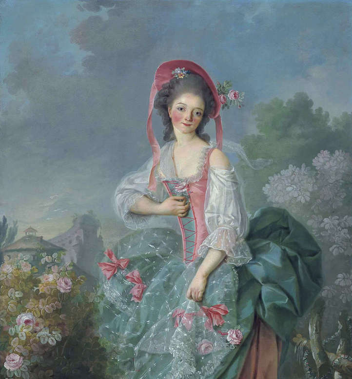 Фрагмент картины "Портрет мадемуазель Гимар в образе Терпсихоры" Ж. Л. Давид. 