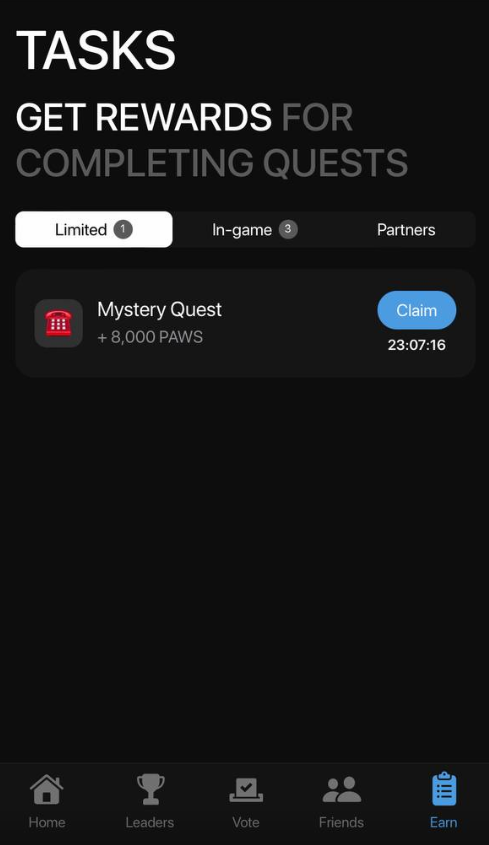 Как выполнить квест в PAWS mystery quest