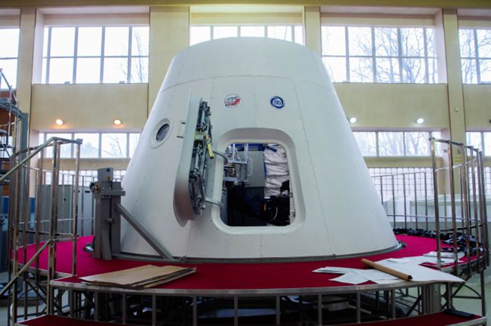 Тренажер корабля «Орел» в Центре подготовки космонавтов им. Ю.А. Гагарина. Фото: ЦПК