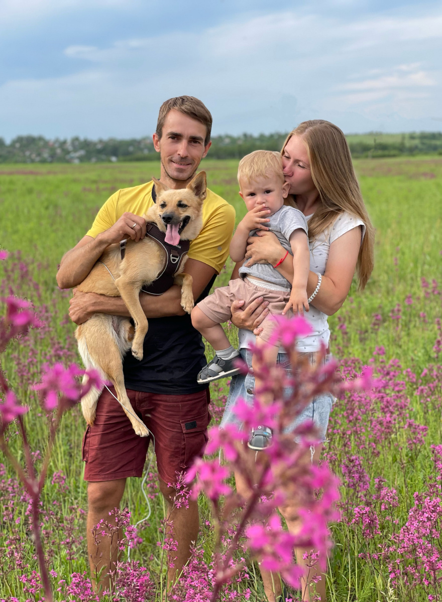 А это мы в полях исторической Родины в Нижегородской области, откуда 5 лет назад переехали на юг