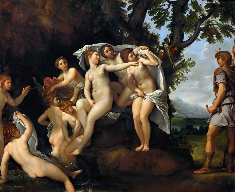 часть 6 Лувр – Албани, Франческо (Болонья 1578-1660) -- Диана и Актеон
ок1617