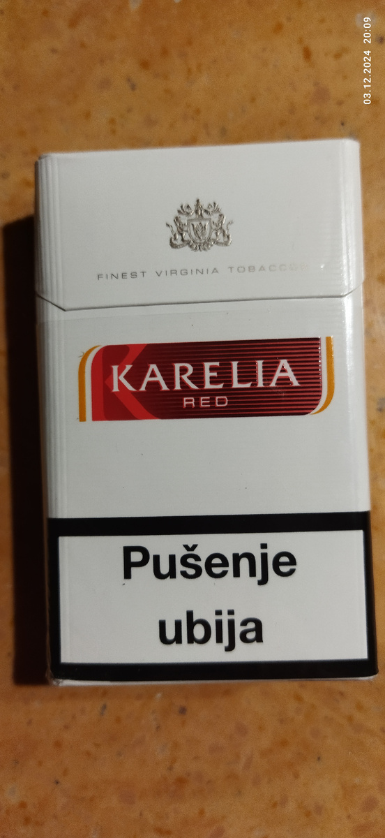 Надпись "Прекрасный вирджинский табак". Никакого "Американ бленд"