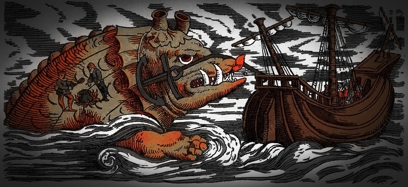 Тролльвал на столько огромный, что на его спине можно развести костёр и разместить котёл