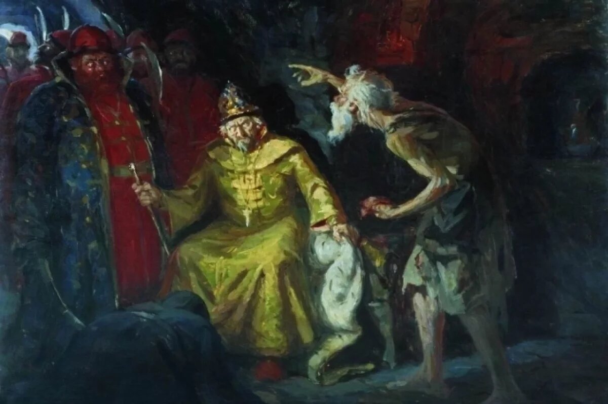    «Иоанн Грозный с приближенными». А. Рябушкин. 1903 г.