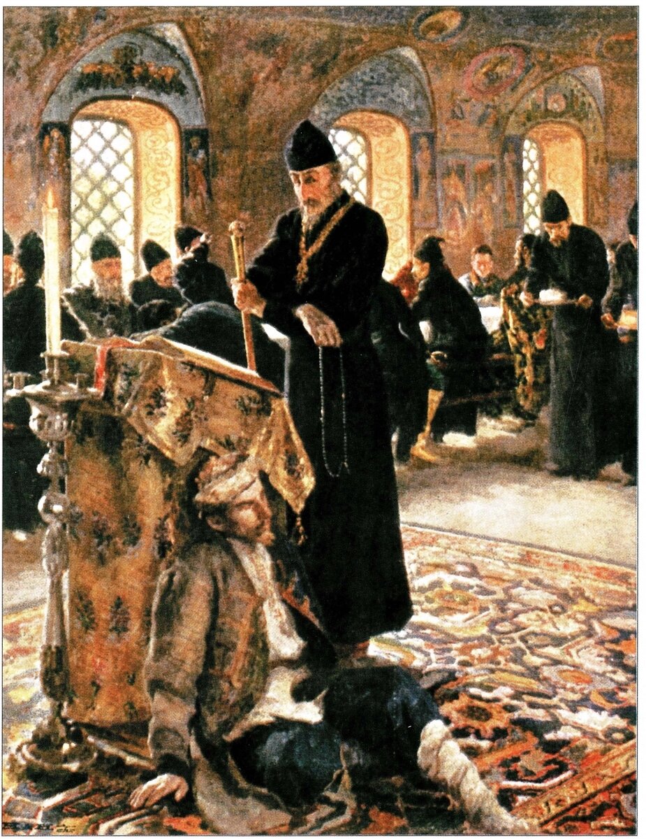    «Иоанн Грозный в Александровой слободе». А.С. Максимов