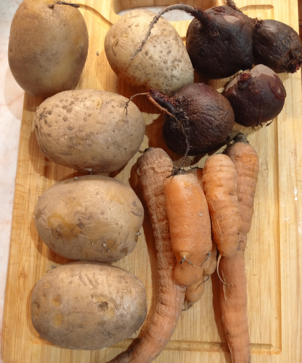 Отварные овощи 