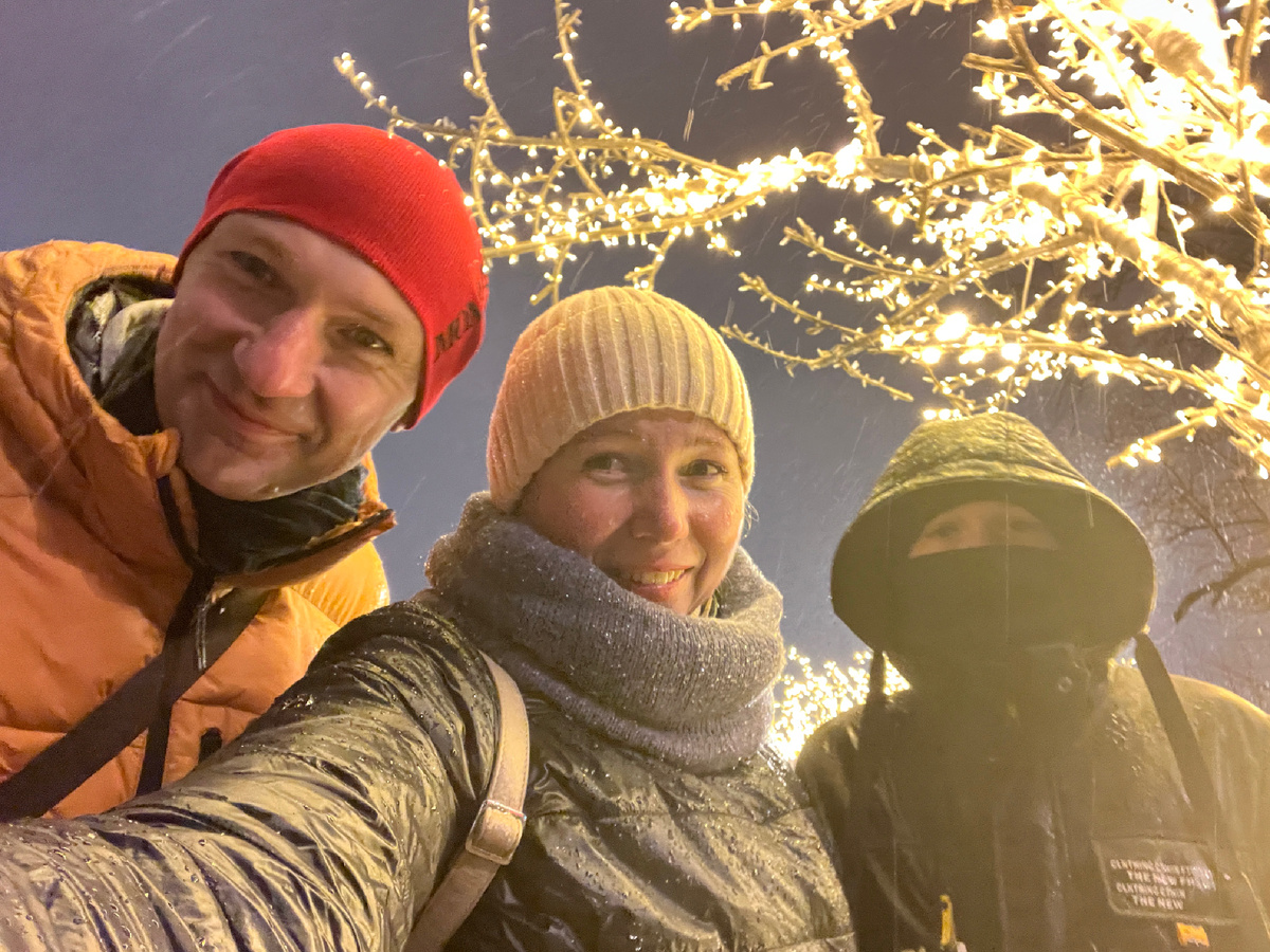 Трое в Москве