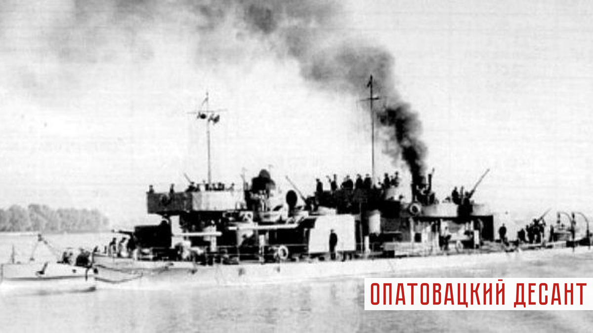 Катера Дунайской флотилии.