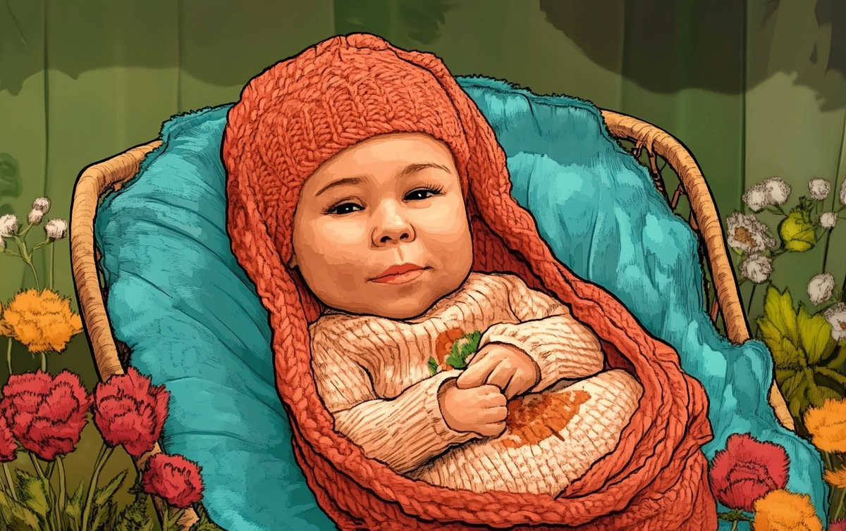    vjazanyj_kostjum_dlja_novorozhdennyh_spicami Ленивое Вязание