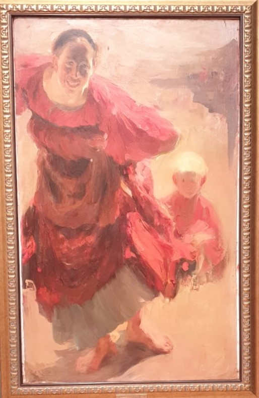 Филипп Малявин Баба с ребенком 1901 холст, масло