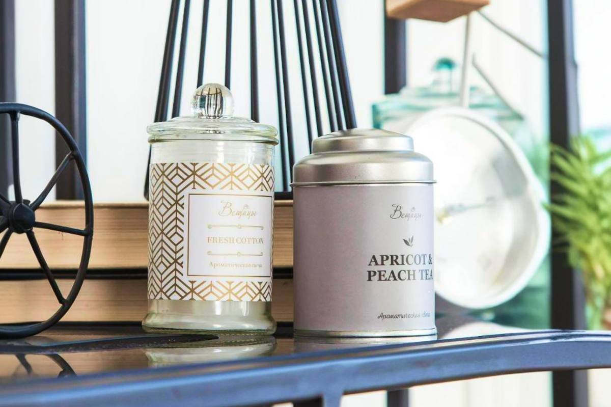 Ароматическая свеча в стекле Fresh Cotton — 321* рубль.